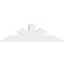 Ekena Millwork Saratoga Architectural Grade PVC Gable Bracket, 60"W x 17 1/2"H x 4"D x 6"F, 7/12 Pitch GBP060X18X0406SAR00 - alternate 2